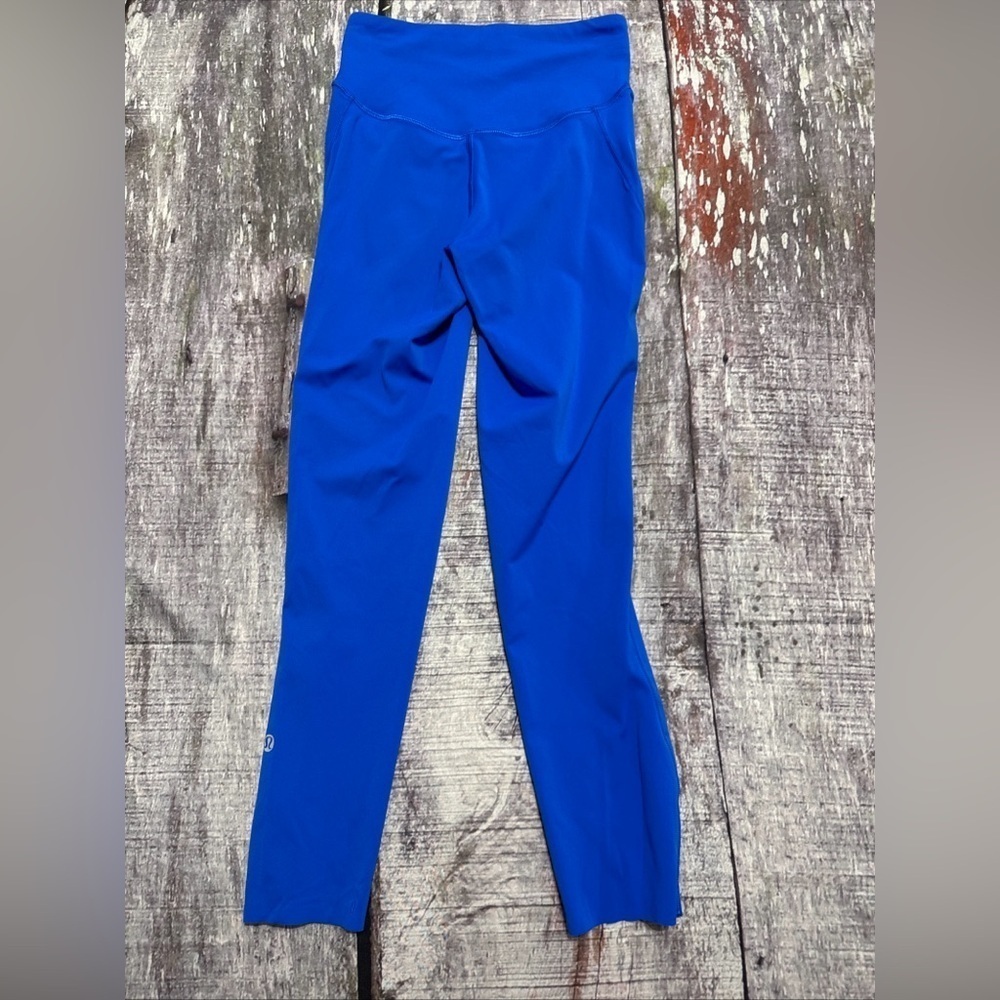 Lululemon Base Pace High Rise Crop Legging Blue Size 2 - Picture 7 of 7